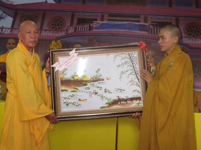 Đồng Tháp: Trọng thể đại lễ Lạc thành chùa Quê Hương