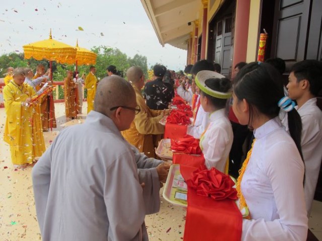 Đồng Tháp: Trọng thể đại lễ Lạc thành chùa Quê Hương