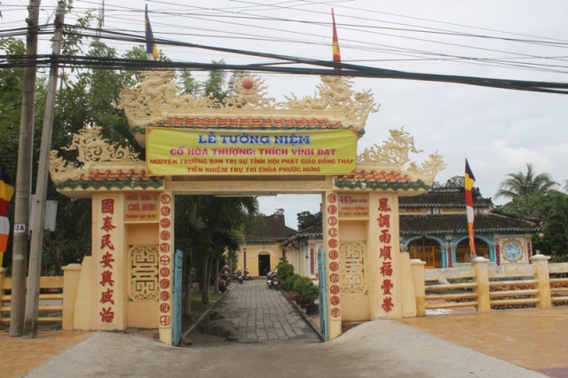 Đồng Tháp: Lễ Tưởng Niệm Cố Hòa Thượng Vĩnh Đạt