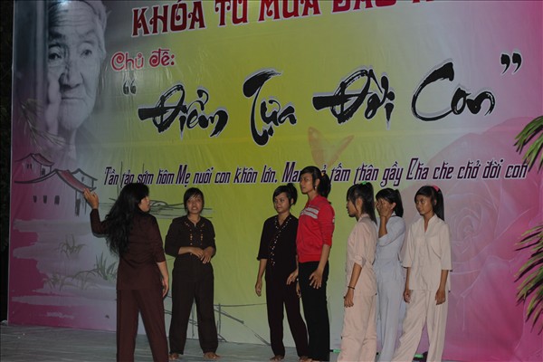 Long An: Chuẩn bị khóa tu Mùa Báo Hiếu và tập huấn chương trình Hoa Hồng Xuống Phố