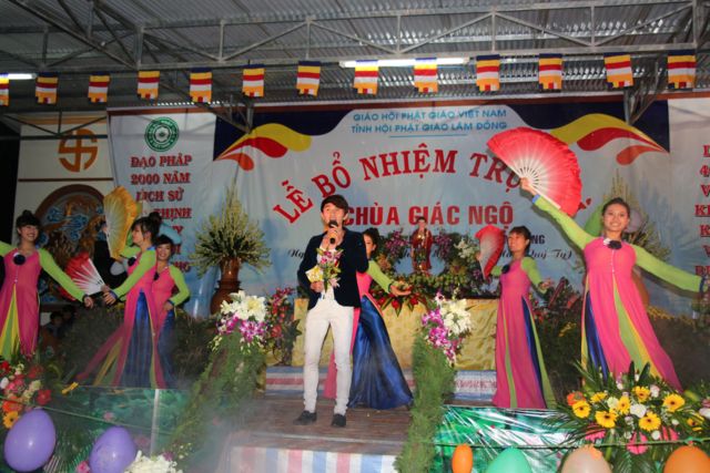 Lâm Đồng: Đêm Tri Ân Trước Lễ Bổ Nhiệm Trụ Trì  Chùa Giác Ngộ Huyện Đơn Dương