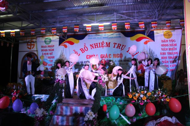Lâm Đồng: Đêm Tri Ân Trước Lễ Bổ Nhiệm Trụ Trì  Chùa Giác Ngộ Huyện Đơn Dương