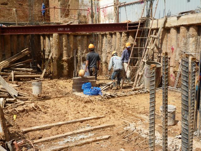 Chùa Giác Ngộ đang triển khai giai đoạn 2 thi công tầng hầm