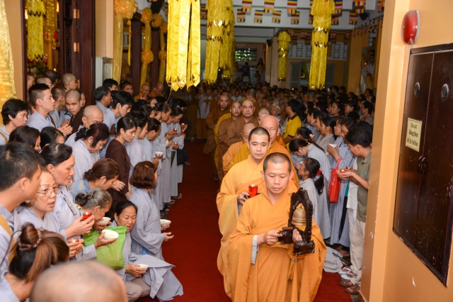 Lễ nhập Kim quan cố Hòa thượng Thích Nhật Quang