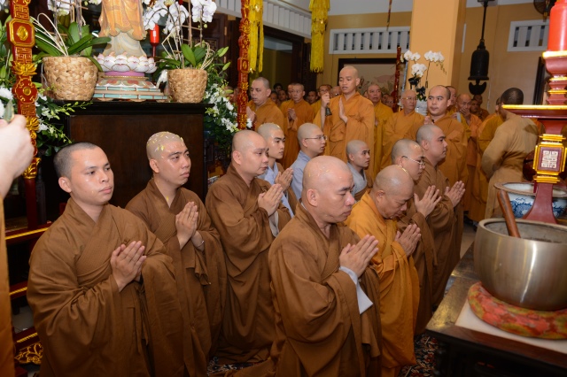 Lễ nhập Kim quan cố Hòa thượng Thích Nhật Quang