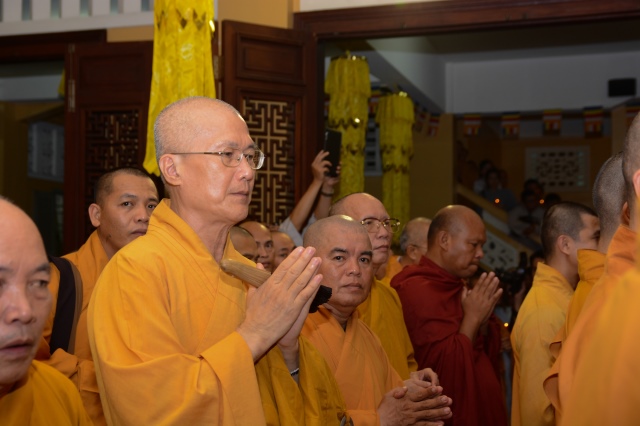 Lễ nhập Kim quan cố Hòa thượng Thích Nhật Quang