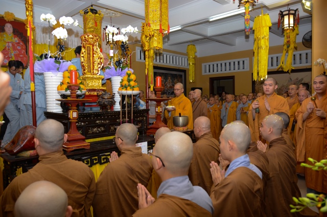 Lễ nhập Kim quan cố Hòa thượng Thích Nhật Quang