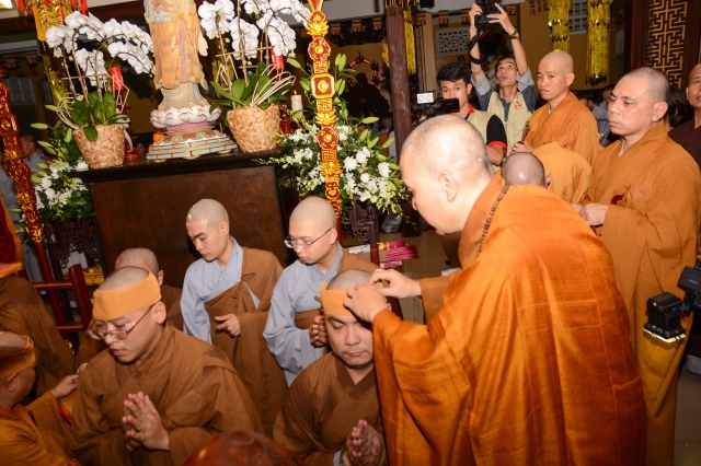 Lễ nhập Kim quan cố Hòa thượng Thích Nhật Quang