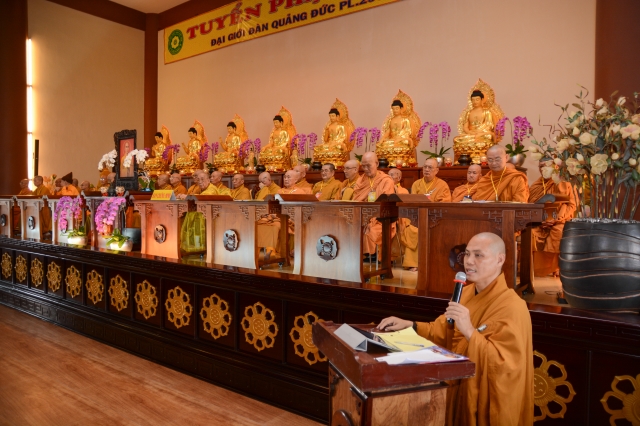 Trang nghiêm lễ khai mạc Đại giới đàn Quảng Đức PL. 2557