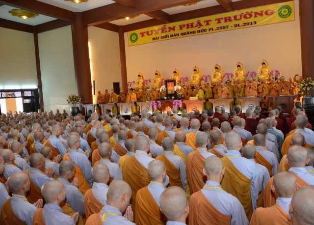Trang nghiêm lễ khai mạc Đại giới đàn Quảng Đức PL. 2557