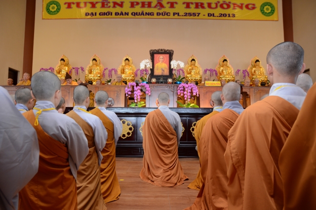 Trang nghiêm lễ khai mạc Đại giới đàn Quảng Đức PL. 2557