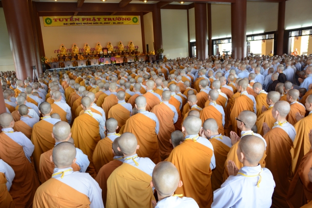 Trang nghiêm lễ khai mạc Đại giới đàn Quảng Đức PL. 2557