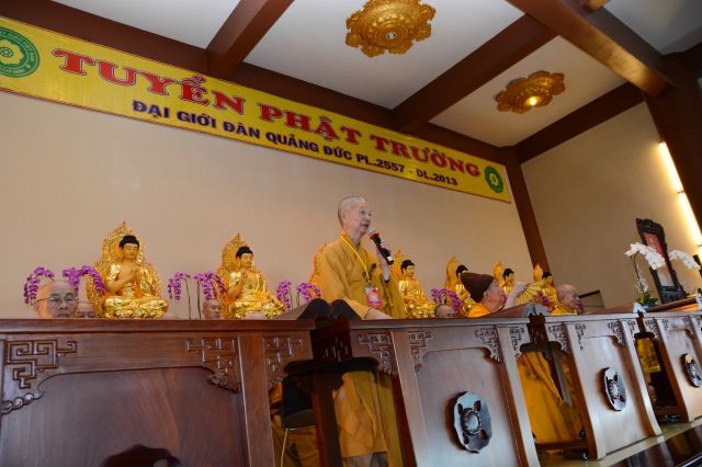 Trang nghiêm lễ khai mạc Đại giới đàn Quảng Đức PL. 2557