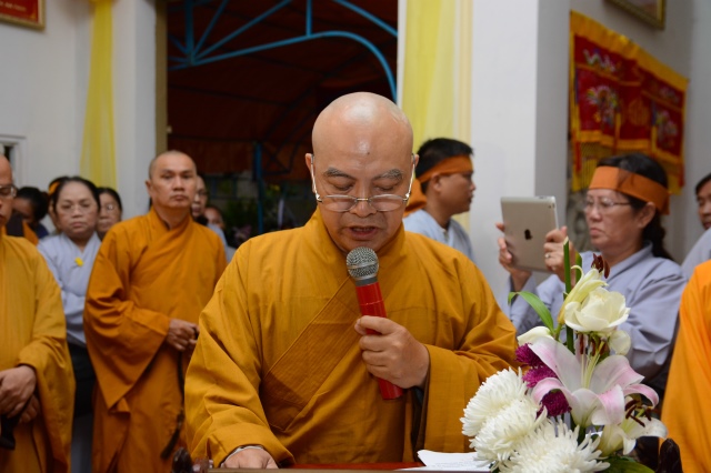 Lễ phụng tống kim quan cố HT. Thích Đạt Đạo trà tỳ