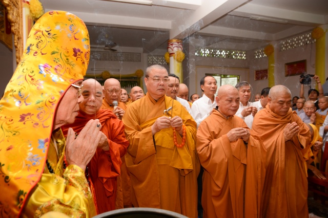 Lễ phụng tống kim quan cố HT. Thích Đạt Đạo trà tỳ