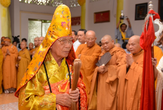 Lễ phụng tống kim quan cố HT. Thích Đạt Đạo trà tỳ