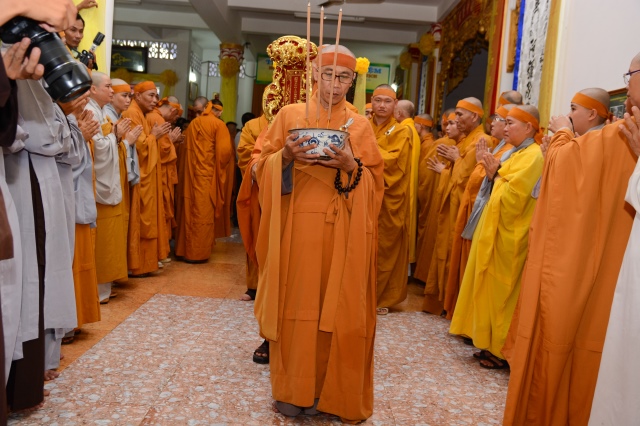 Lễ phụng tống kim quan cố HT. Thích Đạt Đạo trà tỳ