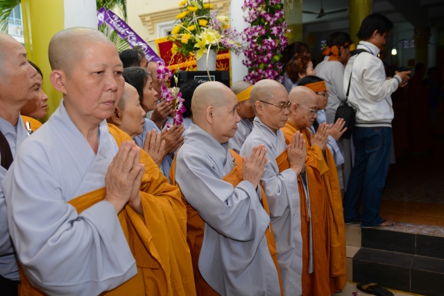 Lễ phụng tống kim quan cố HT. Thích Đạt Đạo trà tỳ