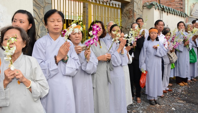 Lễ phụng tống kim quan cố HT. Thích Đạt Đạo trà tỳ