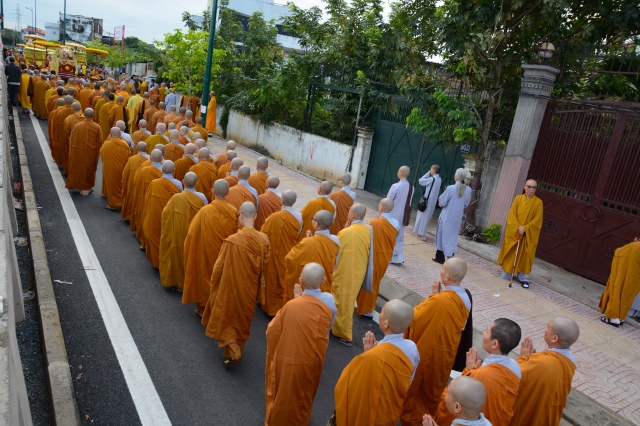 Lễ phụng tống kim quan cố HT. Thích Đạt Đạo trà tỳ