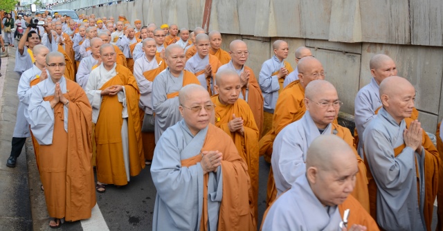 Lễ phụng tống kim quan cố HT. Thích Đạt Đạo trà tỳ