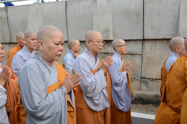 Lễ phụng tống kim quan cố HT. Thích Đạt Đạo trà tỳ