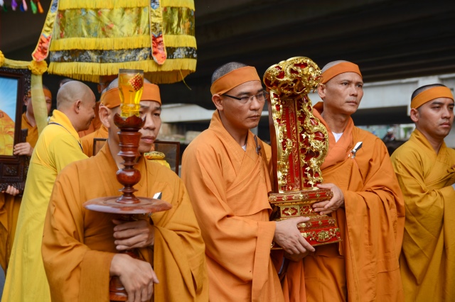 Lễ phụng tống kim quan cố HT. Thích Đạt Đạo trà tỳ