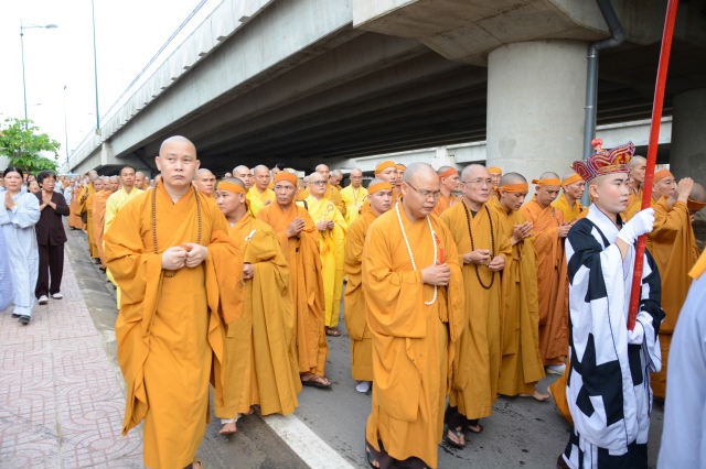 Lễ phụng tống kim quan cố HT. Thích Đạt Đạo trà tỳ