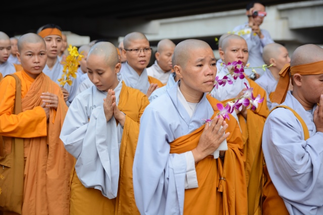 Lễ phụng tống kim quan cố HT. Thích Đạt Đạo trà tỳ