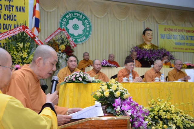 TP. HCM: Lễ ra mắt nhân sự Ban Giáo dục Tăng Ni TW nhiệm kỳ VII (2012 - 2017)