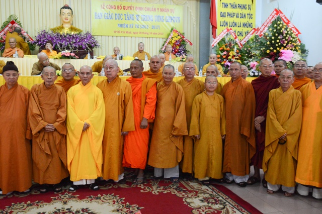 TP. HCM: Lễ ra mắt nhân sự Ban Giáo dục Tăng Ni TW nhiệm kỳ VII (2012 - 2017)