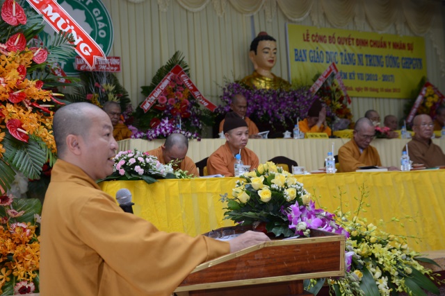 TP. HCM: Lễ ra mắt nhân sự Ban Giáo dục Tăng Ni TW nhiệm kỳ VII (2012 - 2017)