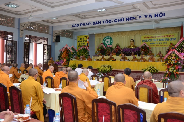 TP. HCM: Lễ ra mắt nhân sự Ban Giáo dục Tăng Ni TW nhiệm kỳ VII (2012 - 2017)