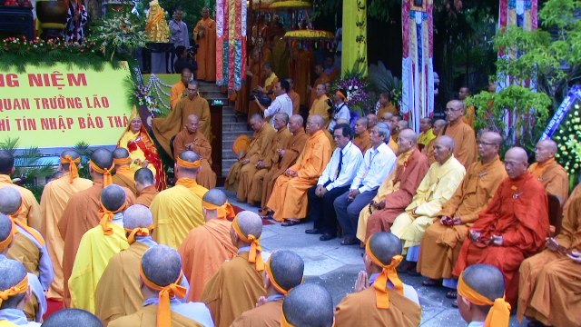 Khánh Hòa: Lễ tưởng niệm và cung tống kim quan cố Trưởng lão HT.Thích Chí Tín nhập bảo tháp