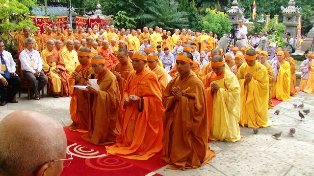 Khánh Hòa: Lễ tưởng niệm và cung tống kim quan cố Trưởng lão HT.Thích Chí Tín nhập bảo tháp