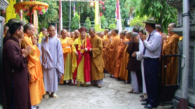 Khánh Hòa: Lễ tưởng niệm và cung tống kim quan cố Trưởng lão HT.Thích Chí Tín nhập bảo tháp