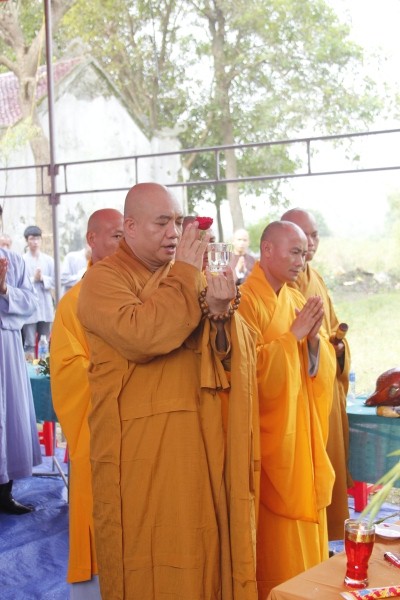 Hà Tĩnh:Lễ động thổ xây dựng Tăng đường ngôi chùa cổ Hữu Lạc