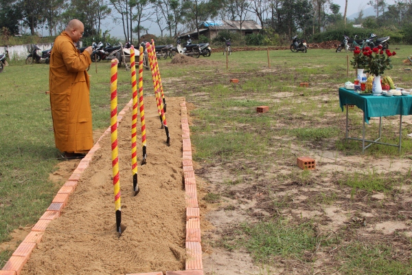 Hà Tĩnh:Lễ động thổ xây dựng Tăng đường ngôi chùa cổ Hữu Lạc