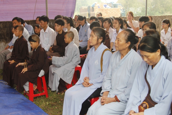 Hà Tĩnh:Lễ động thổ xây dựng Tăng đường ngôi chùa cổ Hữu Lạc