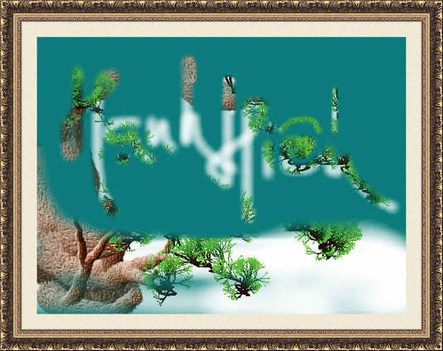 Tranh Dâng Mùa Vu Lan (Viết và Vẽ Trên Máy Tính )