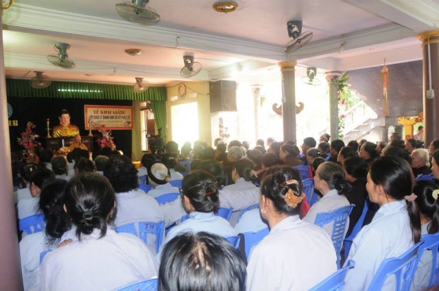 Thanh Hoá: Thượng Toa Thích Nhật Từ chia sẻ pháp thoại tại chùa Thanh Hà