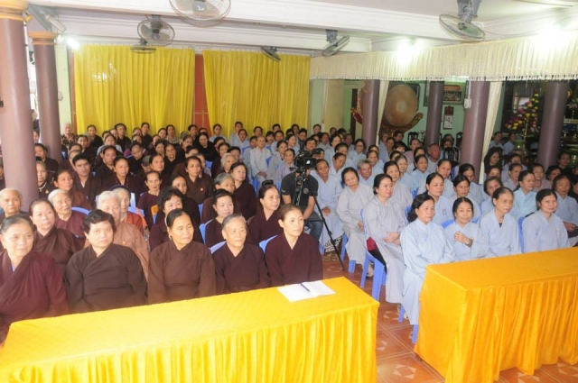 Thanh Hoá: Thượng Toa Thích Nhật Từ chia sẻ pháp thoại tại chùa Thanh Hà