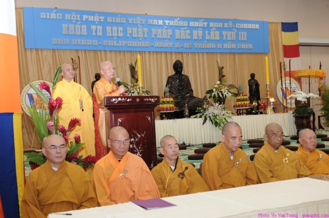 Hoa Kỳ: Khai mạc khóa tu học Phật Pháp Bắc Mỹ lần 3 tại San Diego