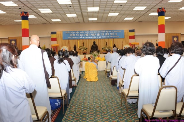 Hoa Kỳ: Khai mạc khóa tu học Phật Pháp Bắc Mỹ lần 3 tại San Diego