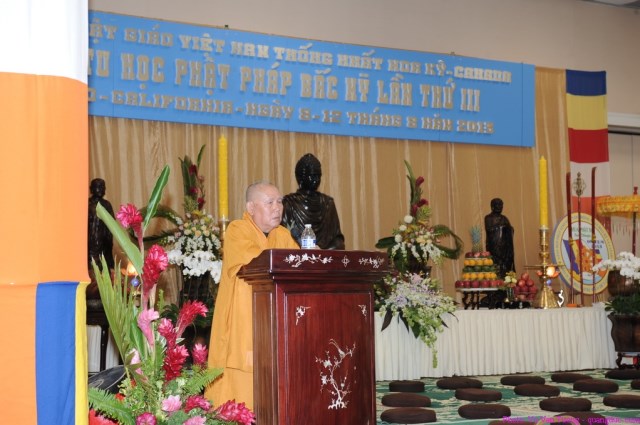 Hoa Kỳ: Khai mạc khóa tu học Phật Pháp Bắc Mỹ lần 3 tại San Diego