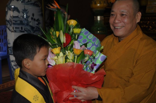 Thanh Hóa: HT. Thích Bảo Nghiêm chia sẻ pháp thoại tại chùa Sùng Nghiêm
