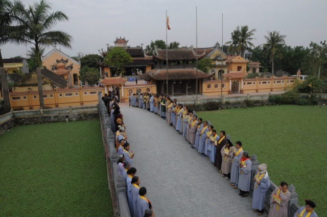Thanh Hóa: HT. Thích Bảo Nghiêm chia sẻ pháp thoại tại chùa Sùng Nghiêm