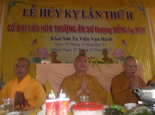 Lễ Húy Kỵ Lần Thứ II Cố Lão Hòa Thượng thượng Đồng Hạ Huy (2009-2013)