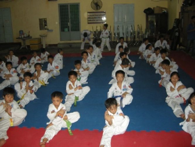 TP. HCM: Chùm ảnh lớp võ thuật Taekwondo chùa Thiên Chánh thi nâng cấp