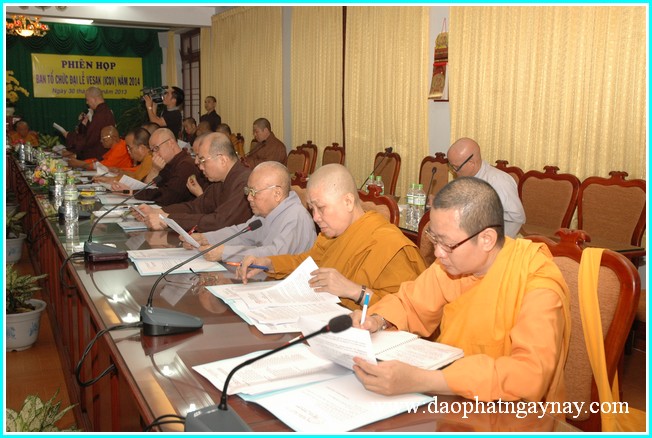 TP. HCM: Phiên họp Ban tổ chức đại lễ Vesak 2014